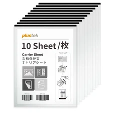 Document Carrier Sheets Pack (10 pcs) A4 / Letter Size - Protects Fragile Pap...