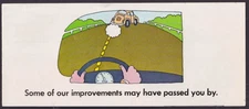 Some of our improvements may have passed you by Volkswagen brochure 1968