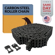 PGN #50-3 Triplex Triple Strand Roller Chain x 10 feet + 2 Connecting Links