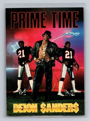 1992 SkyBox Prime Time #M05 Deion Sanders Poster Cards