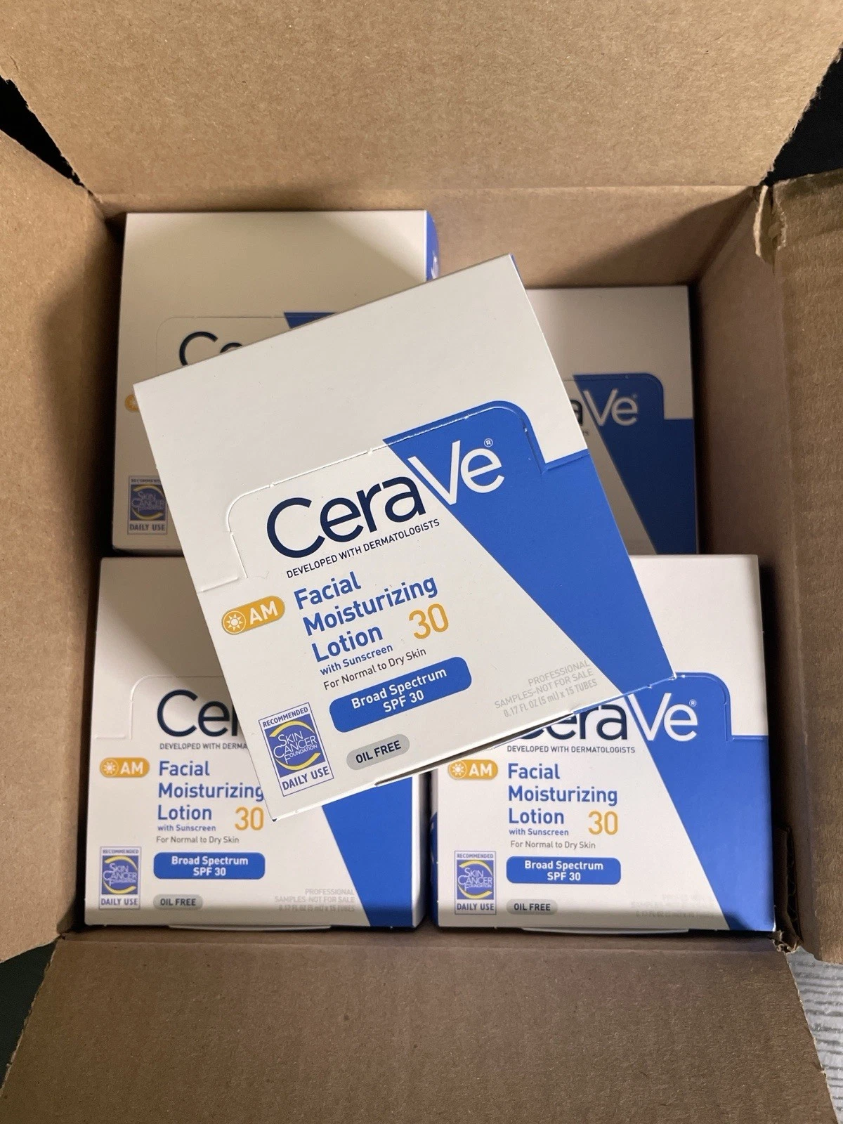 CeraVe AM Facial Moisturizer SPF 30 Case 120 Travel Size 5g Lot Exp 01/2028