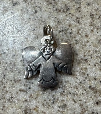 FIGÜRLICHER ENGEL STERLINGSILBER 2/3'' CHARM