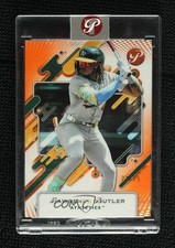 2025 Topps Pristine Orange Pulsar Refractor 21/25 Lawrence Butler #99 0rd2