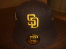 SAN DIEGO PADRES NEW ERA 59FIFTY 2025 POSTSEASON ON FIELD FITTED HAT SIZE 7 1/2
