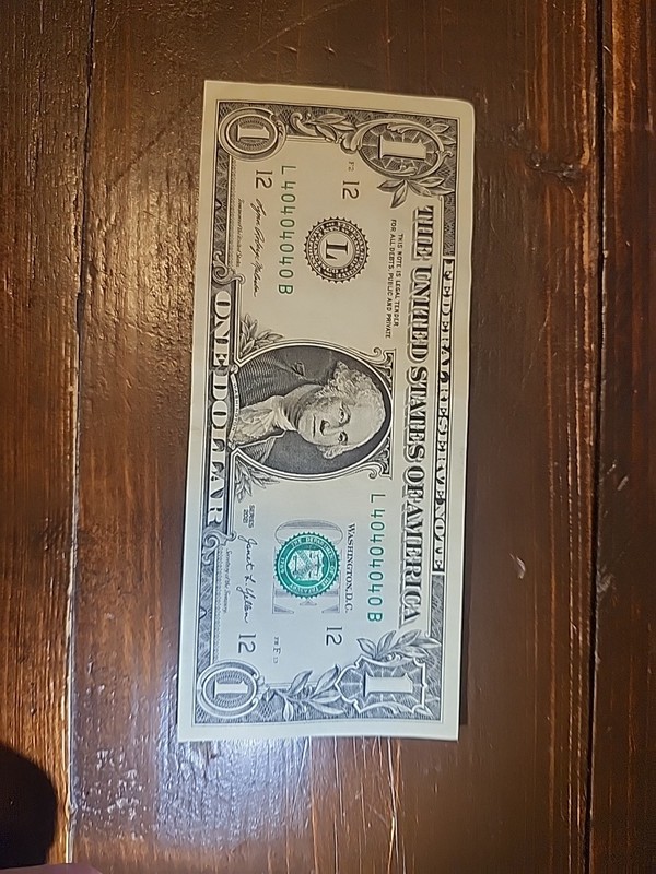 Super Repeater Fancy Serial # PAPER CURRENCY One Dollar Bill 2021 Seires 
