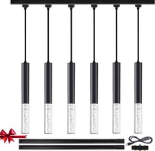 Bravsekai 6Pack Track Pendant Lighting Fixtur 3CCT Options Home/Commercial 1512V