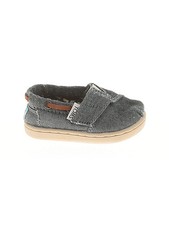 TOMS Girls Gray Flats 3