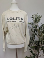 LOVE STORIES 'Lolita' Crew Neck Long Sleeved Sweater - Sz S - EUC RRP $245!