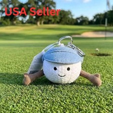 Jellycat Amuseables Golf Ball Bag Charm - Sports Keychain BNWT DUST BAG