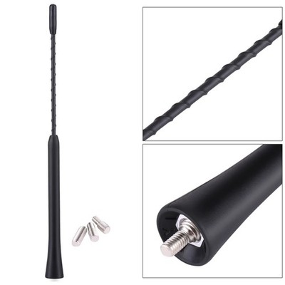 Universal 9'' Car Radio Antenna AM FM Signal Amplifier Beesting Aerial Black New