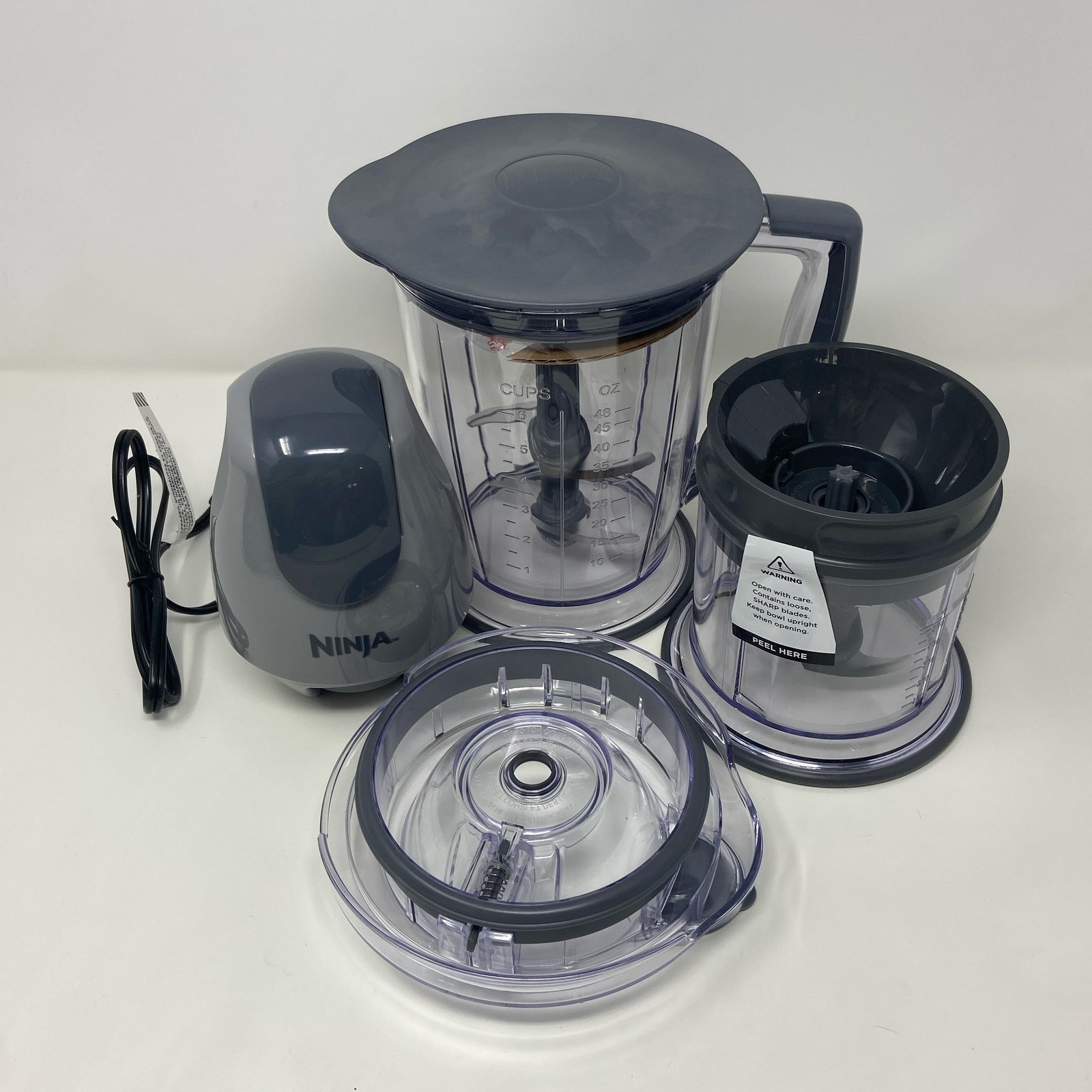 Ninja Master Prep Blender & Chopper, Gray, 48oz + 16oz Set
