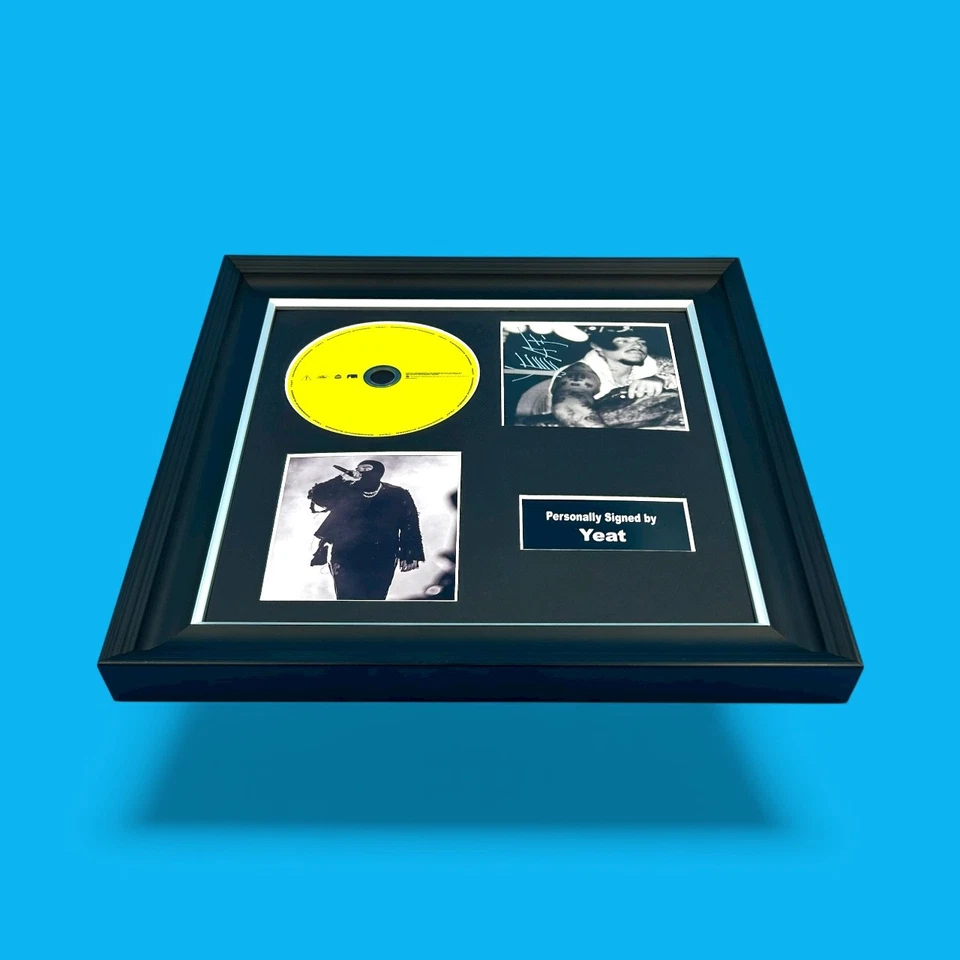 Yeat SIGNED Dangerous Summer Luxury CD Photo Display & COA Autographed Music - Image 4 of 4