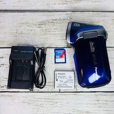 Panasonic HX-WA2 Digital Video Camera Blue Compact Waterproof Camcorder