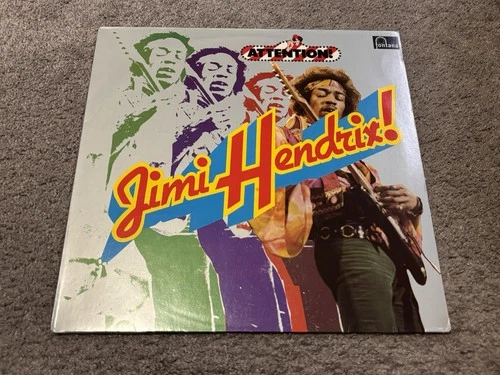 Jimi Hendrix Attention! Jimi Hendrix! 1976 Fontana Blues Rock Compilation Vinyl