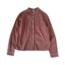 MARGARET HOWELL MHL. Cotton Check Shirt Size 3 Japanese Natural Style