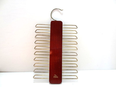 Vintage Tie Rack Tie Hanger for 20 Ties Corpcore Basic Closet Organization Mens 