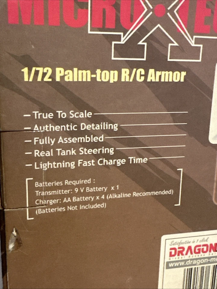 Dragon Micro X Tech 1/72 R/C Armor TIGER I Sd.Kfz.181 Ausf.H1 49MHz AUTUMN 1943 - Image 4 of 4