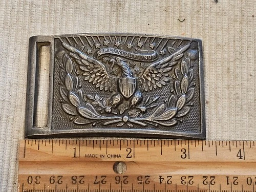 1851 Original OUTSTANDING Civil War NCO Enlisted Sword Eagle Belt Buckle L@@K!!!