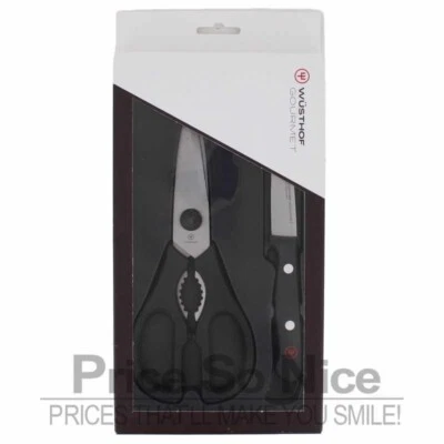 Wusthof Gourmet 2-Piece Paring Knife & Kitchen Shears Set MSRP $60