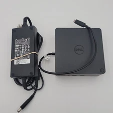 Dell TB16 K16A USB-C Thunderbolt Hub HDMI 4K Docking Station w/ 180W AC Adapter