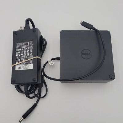 Dell TB16 K16A USB-C Thunderbolt Hub HDMI 4K Docking Station w/ 180W AC Adapter