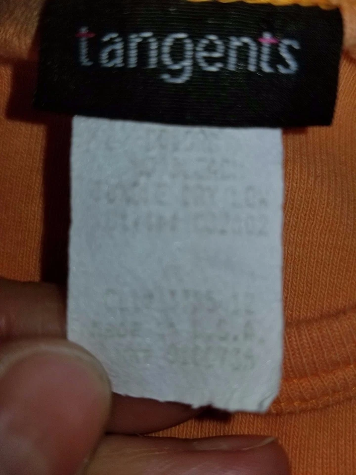 Camisa Top Blusa Tangents Juniors Mujer Talla M L Mediana Grande Mariposa Floral Foto 2 de 3