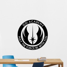 Jedi Academy Wall Decal May The Force Be With You Star Wars Vinyl Sticker 108aaa