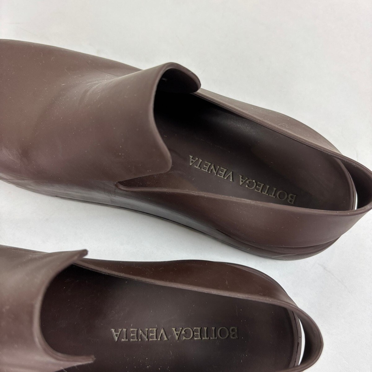 Bottega Veneta Rubber Puddle Slingback Sandals Women's 39 US