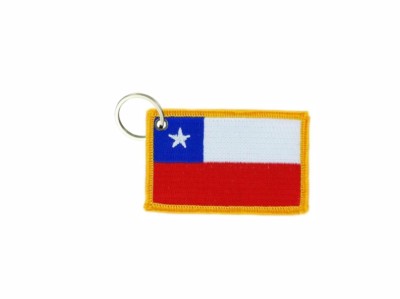 Schlüsselanhänger fahne flagge flaggen bestickt anhänger schlüssel Chile