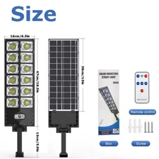 200000LM Lamparas Luz Led Solares Luces Para Exterior Patio Sensor De Movimiento