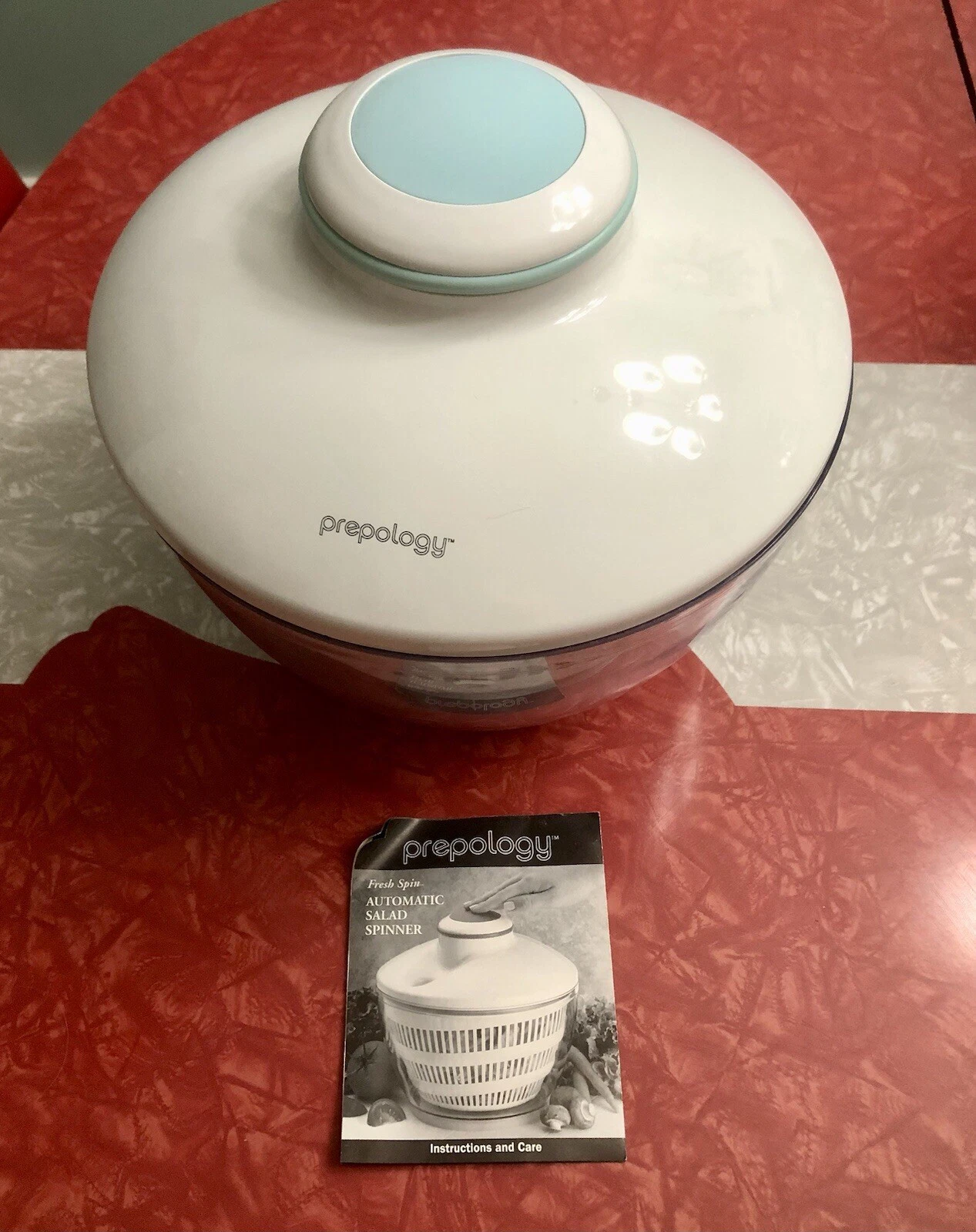 Salad Spinner Automatic Battery Operated Prepology 7 Quart NWOT
Opens in a new window or tab