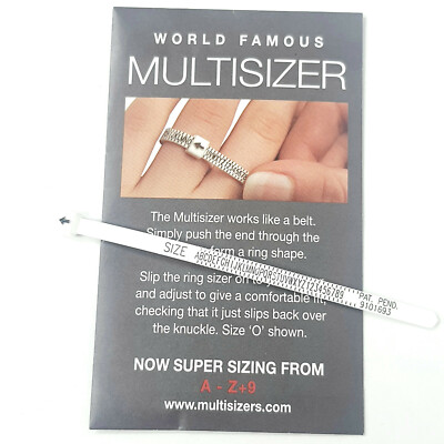 Ring Sizer UK/US/EU/JP Ufficiale Brannico/americano Do Riutilizzabile E Leggero Bel Misuratore Misura Misura Uomini E Donne Taglie A-Z - Foto 7