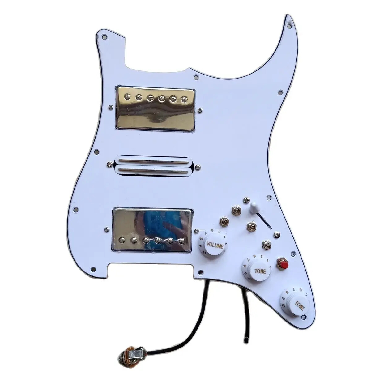 Pickguard Dual-coil Alnico pickup 7-way switch Multi-function