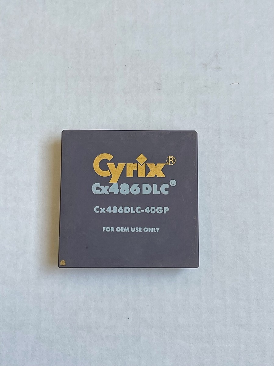 CYRIX CX486DLC-40GP Vintage CPU Processor (Rare) | eBay