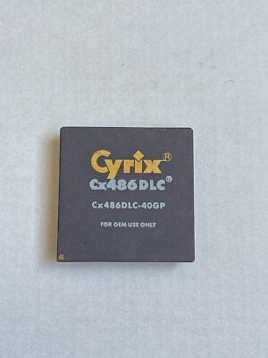 CYRIX CX486DLC-40GP Vintage CPU Processor (Rare) | eBay