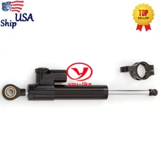 CNC Universal Race Sport Steering Stabilizer Damper Linear Control Safety Black