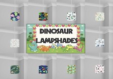Dinosaur Lampshade 20cm 30cm Kids Bedroom T-Rex Jungle Dino 11 Designs
