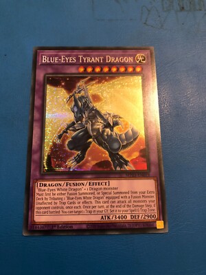 Yugioh Secret Rare Blauäugiger Tyrannendrache MP23-DE019 1. Auflage