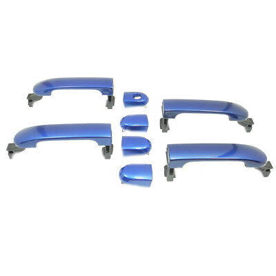 For 07-2012 Nissan Versa Metallic Blue Line B17 Set 4PCS New Outside Door Handle