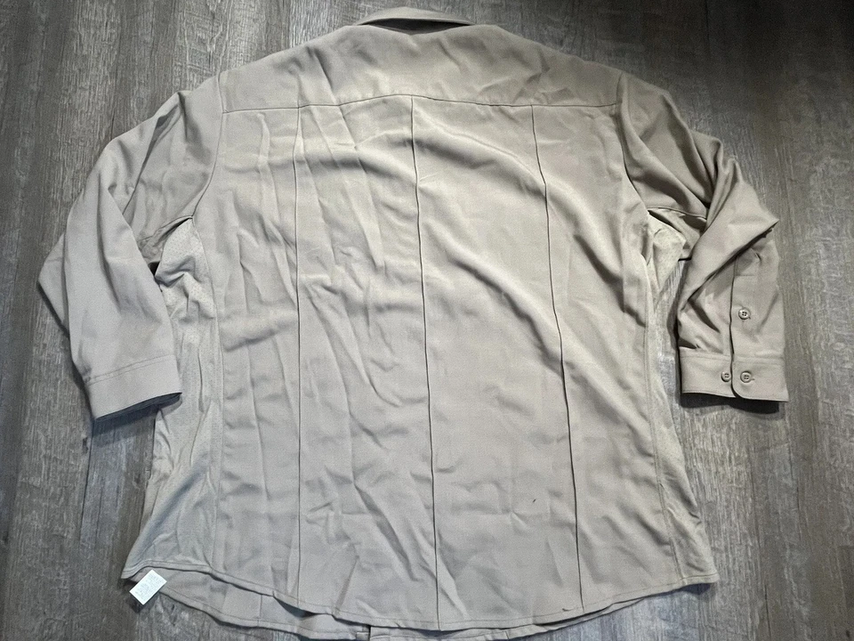 2 CAMISA SUPERCAMISA AZUL PARA HOMBRE MANGA LARGA MEZCLA LANA 8436 BEIGE TOSTADO 19,5 X 34 Foto 3 de 4