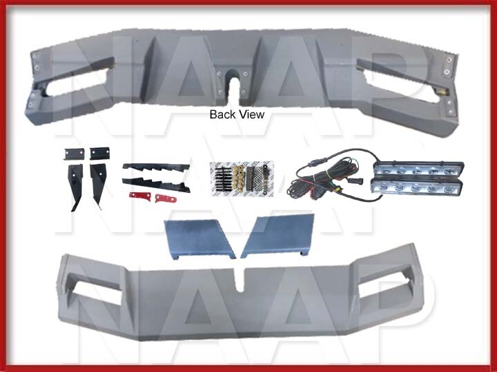 G-Wagon Front Spoiler LED Wing Roof G550 G500 G65 Brabus Body W463 Part