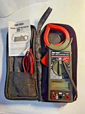 Cen-Tech 95683 Digital Clamp Meter Tester With Test Leads And Case ( G1-5B)