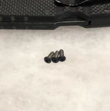 Black T6 Torx Screws For Cold Steel Mini AK-47 Knife Pocket Clip - Set of 3pcs
