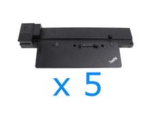 Lot of 5 Lenovo ThinkPad Workstation Dock Type 40A5 04W3955 - No Keys / No Cords