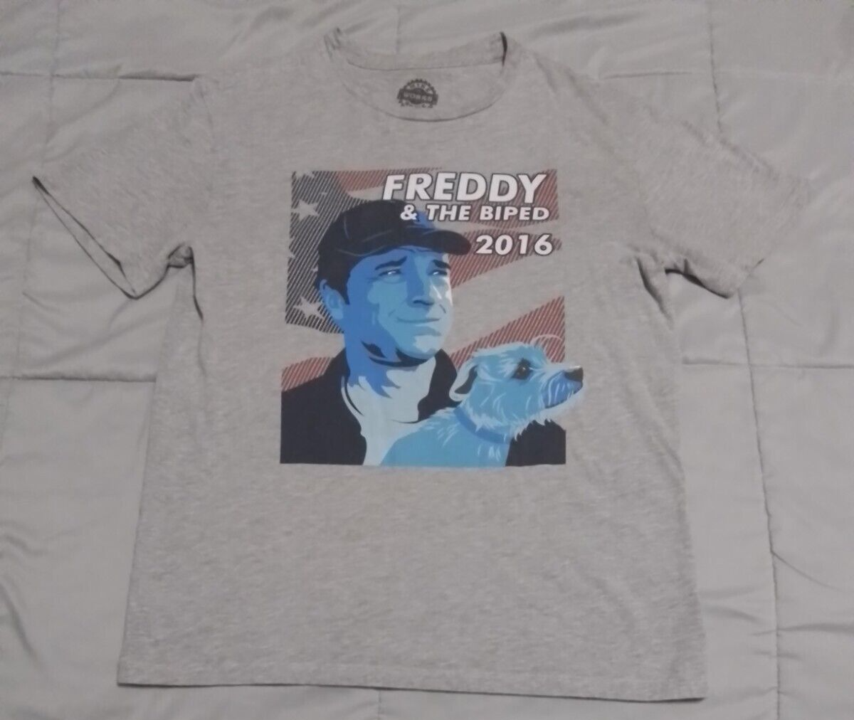 FILA Camicia Adulto Freddy & The Biped Mike Rowe Taglia Media Grigio Uomo