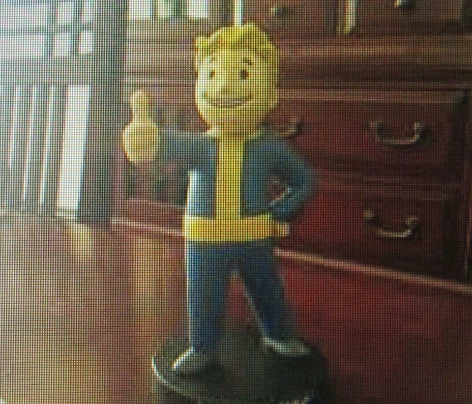 MENS~4 Button Formal Jacket~Size 40L~Black on Black Satin Stripes~ Clean - Image 3 of 3