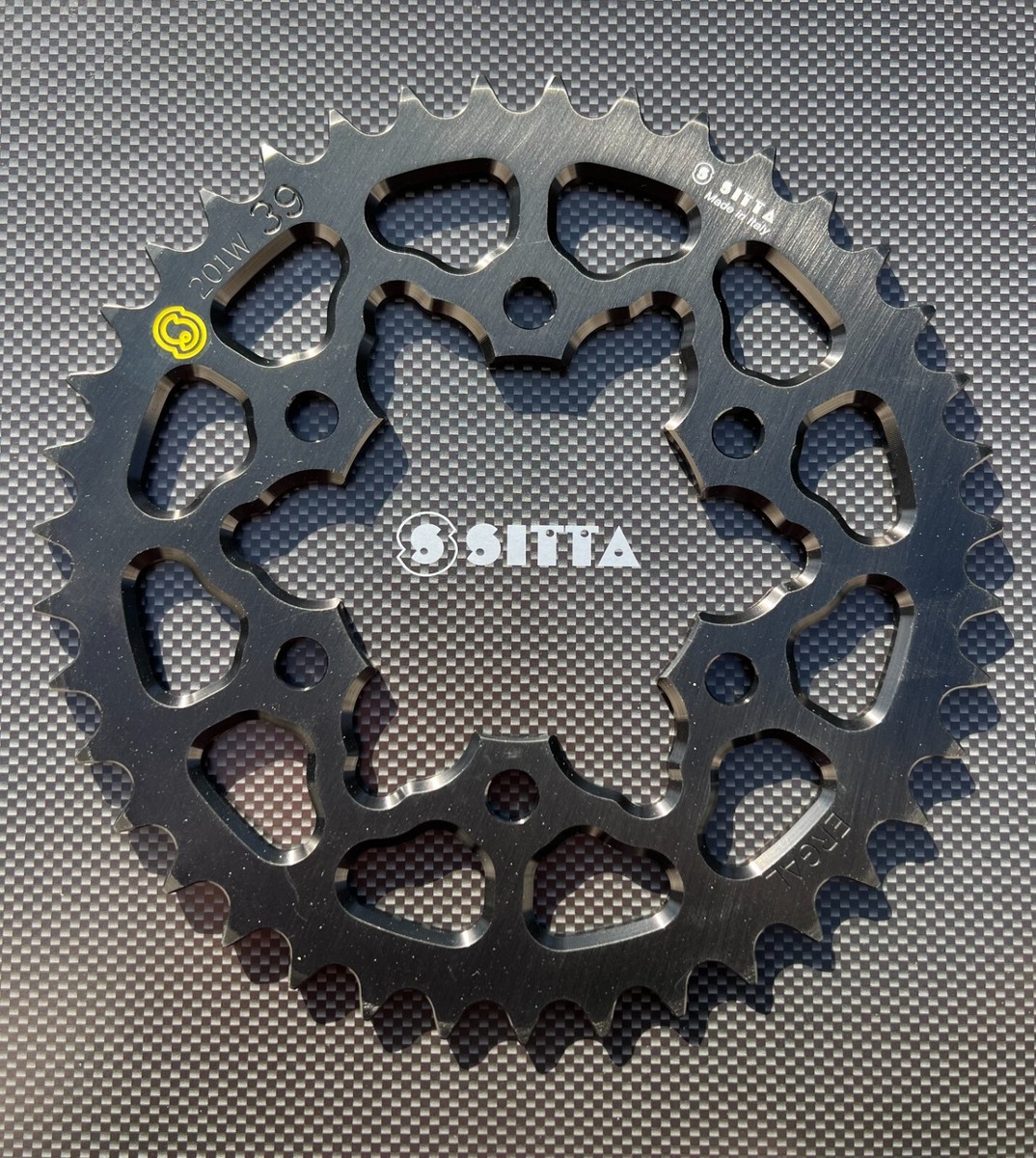 Sitta 201W aluminium 39T 520 black rear sprocket for