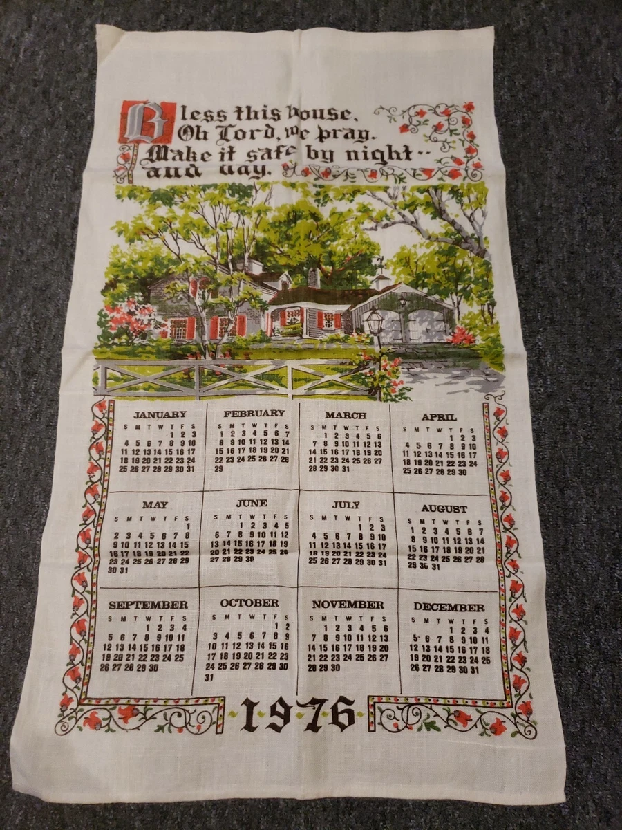 Vintage 1976 Calendar 