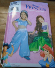 Disney Princess Simplicity Sewing Pattern Girls Costume 0692 Sz A 3-8 UNCUT