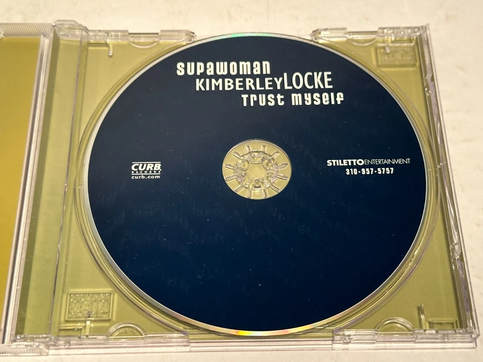 KIMBERLEY LOCKE rare SUPAWOMAN 2 track promo radio DJ cd HTF 2007 American Idol - Image 4 of 4